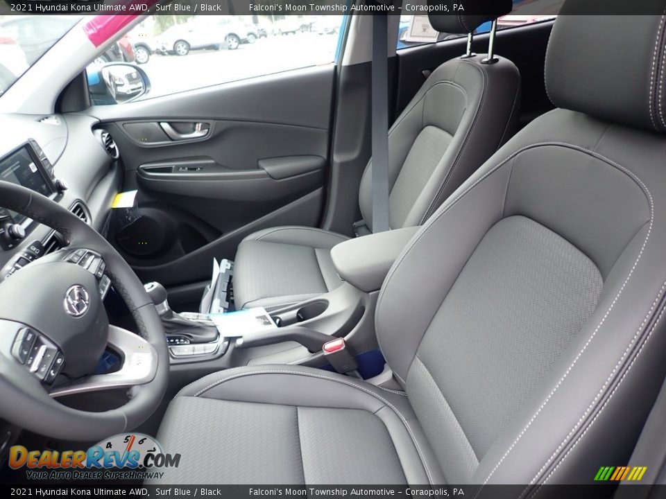 Front Seat of 2021 Hyundai Kona Ultimate AWD Photo #11
