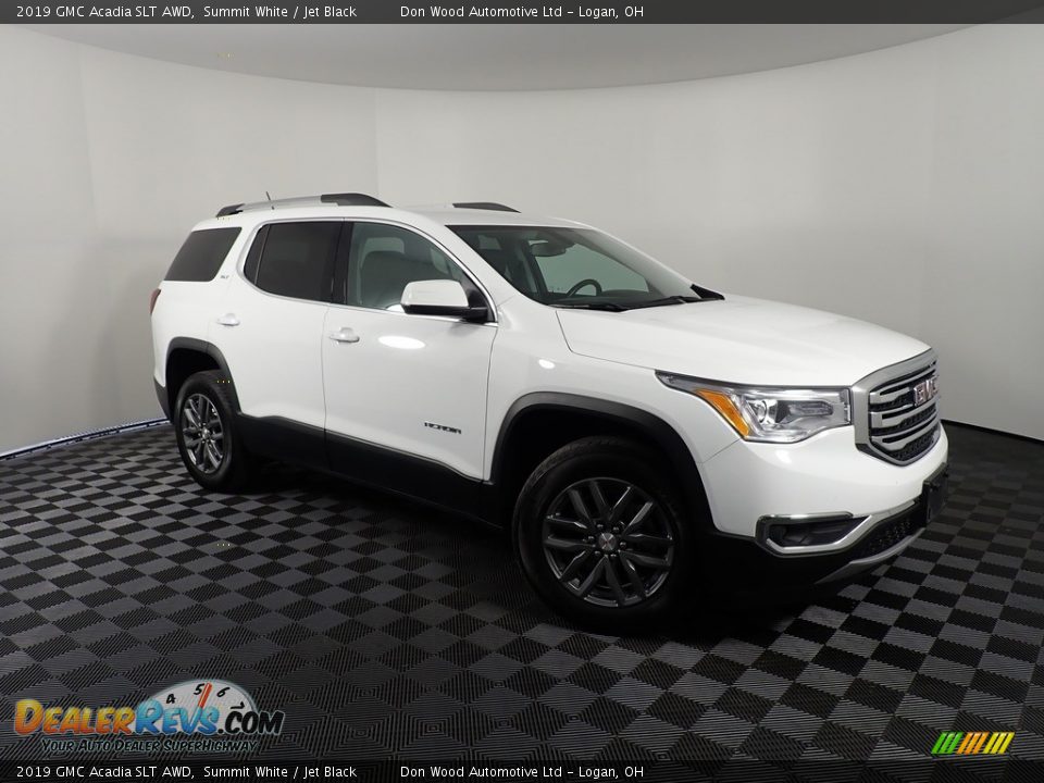 2019 GMC Acadia SLT AWD Summit White / Jet Black Photo #3