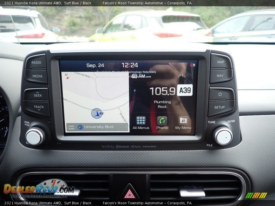 Controls of 2021 Hyundai Kona Ultimate AWD Photo #13