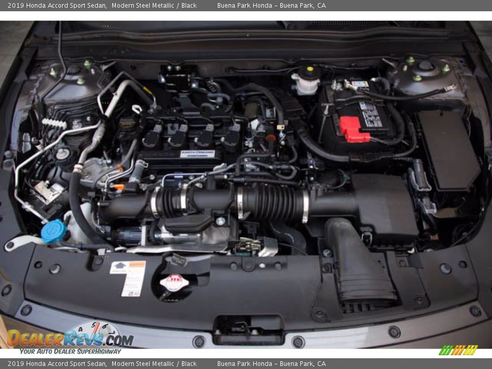 2019 Honda Accord Sport Sedan Modern Steel Metallic / Black Photo #33
