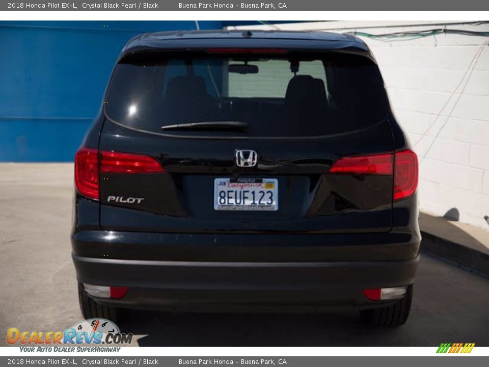 2018 Honda Pilot EX-L Crystal Black Pearl / Black Photo #9