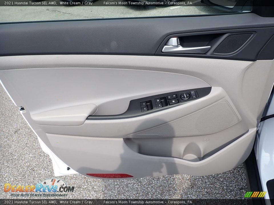 2021 Hyundai Tucson SEL AWD White Cream / Gray Photo #10