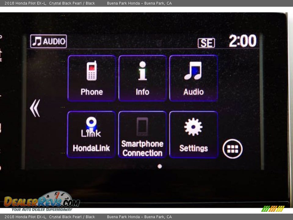 2018 Honda Pilot EX-L Crystal Black Pearl / Black Photo #26