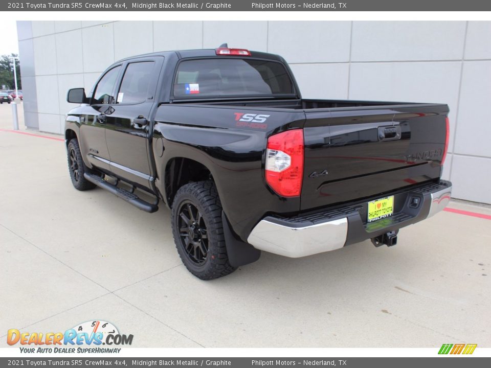 2021 Toyota Tundra SR5 CrewMax 4x4 Midnight Black Metallic / Graphite Photo #6