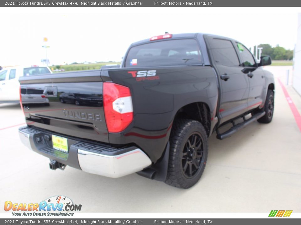 2021 Toyota Tundra SR5 CrewMax 4x4 Midnight Black Metallic / Graphite Photo #8