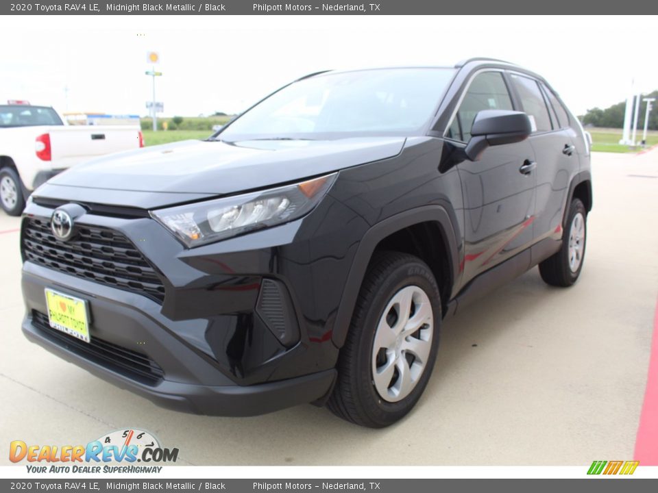 2020 Toyota RAV4 LE Midnight Black Metallic / Black Photo #4