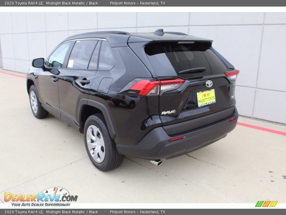 2020 Toyota RAV4 LE Midnight Black Metallic / Black Photo #6