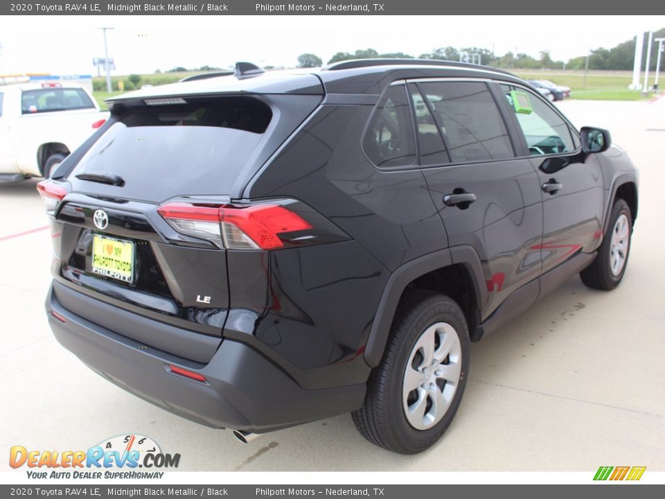 2020 Toyota RAV4 LE Midnight Black Metallic / Black Photo #8