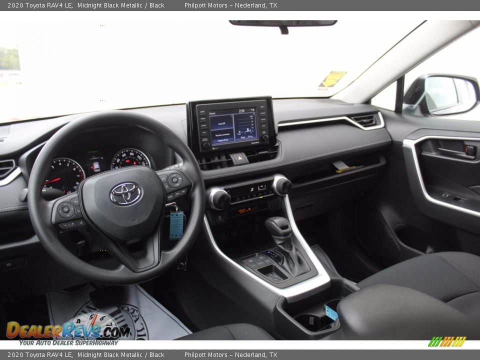 2020 Toyota RAV4 LE Midnight Black Metallic / Black Photo #20