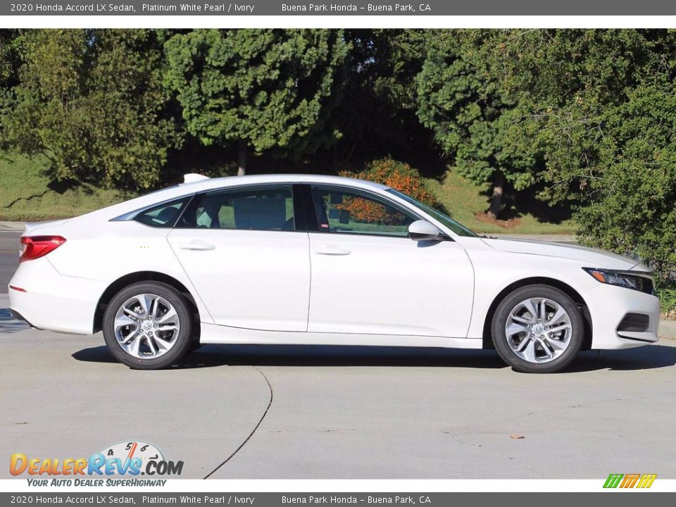 2020 Honda Accord LX Sedan Platinum White Pearl / Ivory Photo #5