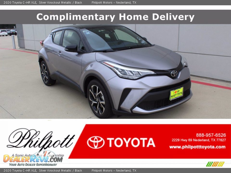 2020 Toyota C-HR XLE Silver Knockout Metallic / Black Photo #1