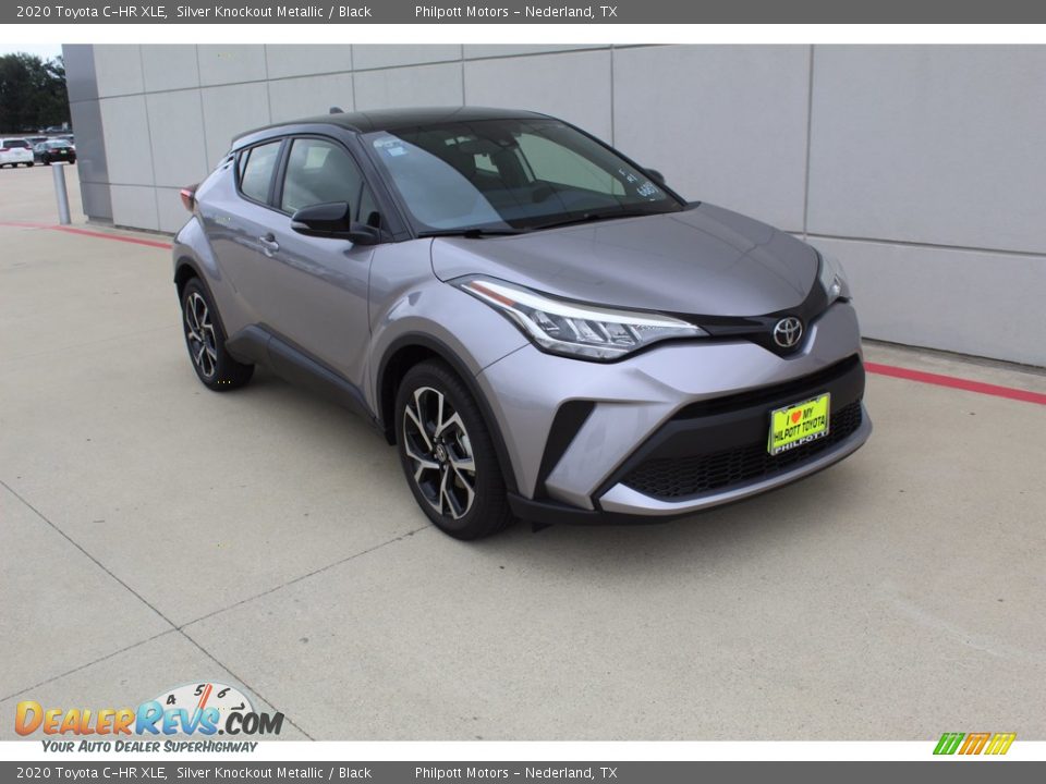2020 Toyota C-HR XLE Silver Knockout Metallic / Black Photo #2