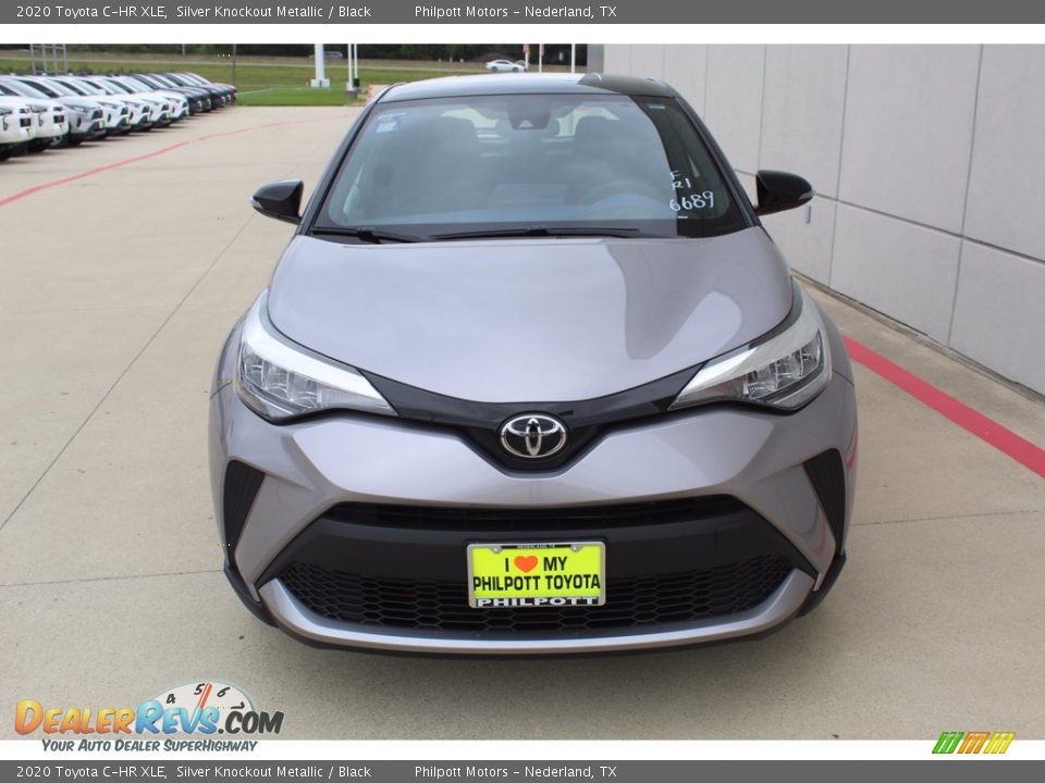 2020 Toyota C-HR XLE Silver Knockout Metallic / Black Photo #3
