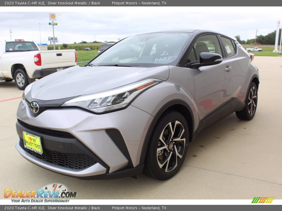 2020 Toyota C-HR XLE Silver Knockout Metallic / Black Photo #4