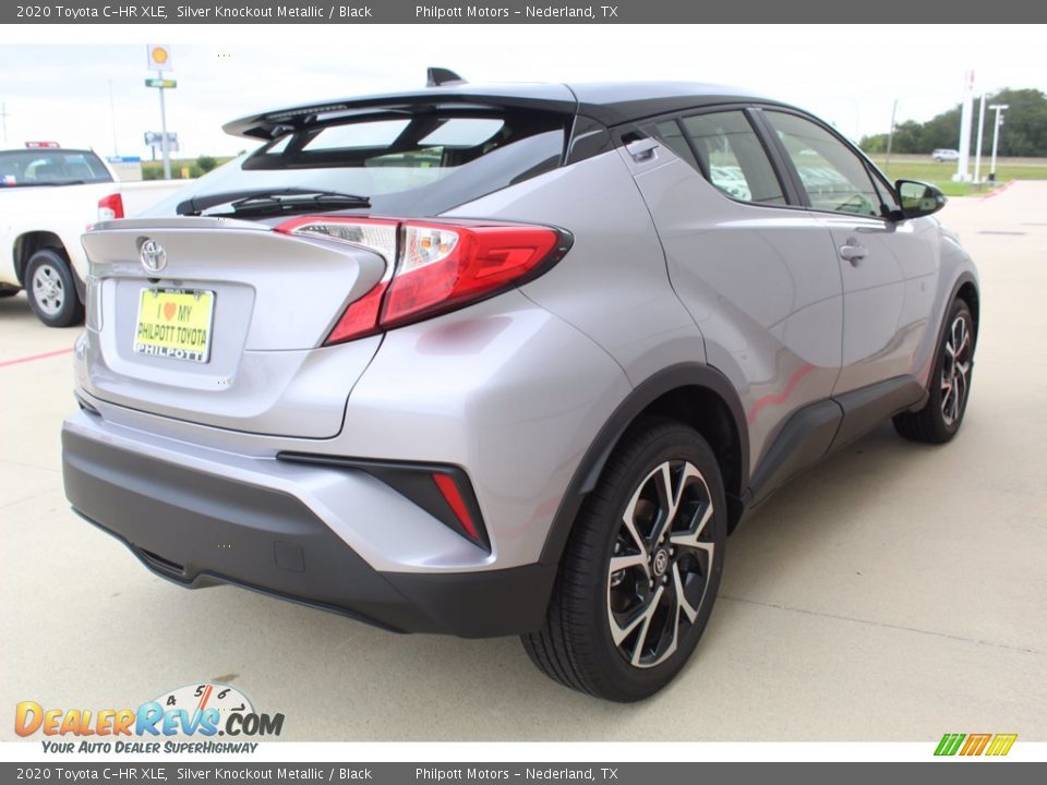 2020 Toyota C-HR XLE Silver Knockout Metallic / Black Photo #8