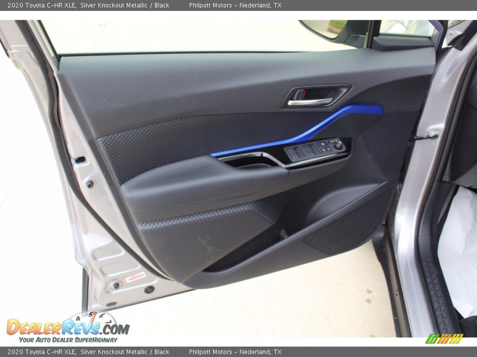 2020 Toyota C-HR XLE Silver Knockout Metallic / Black Photo #9