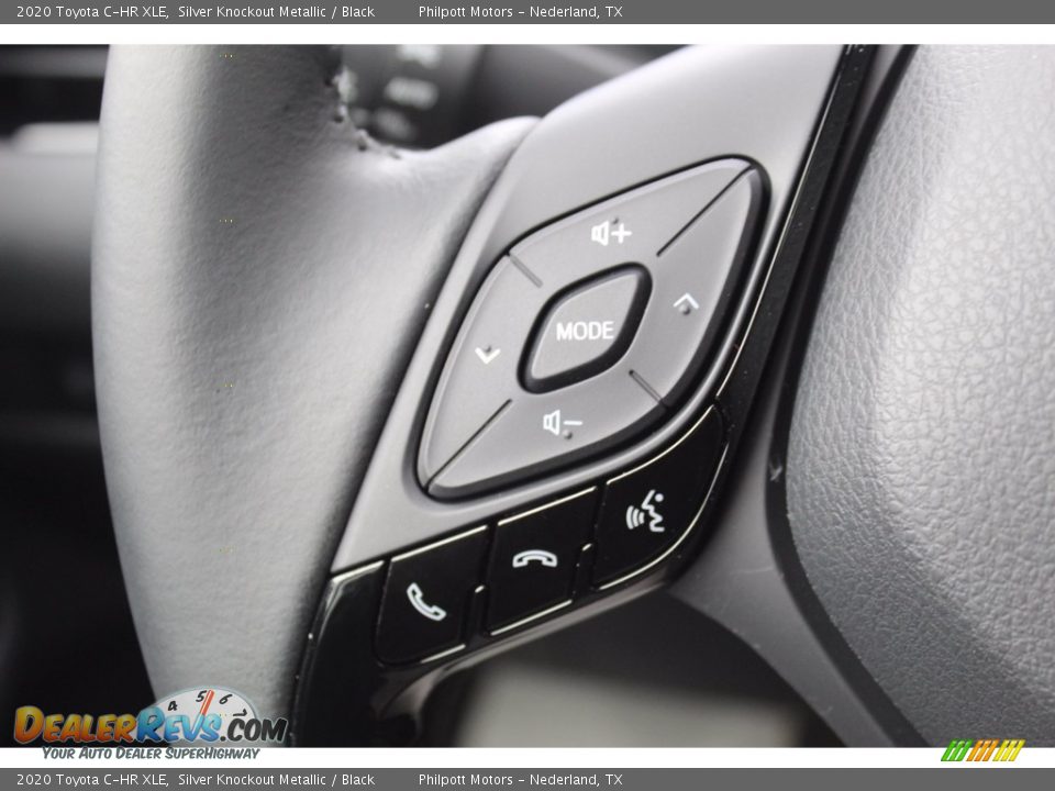 2020 Toyota C-HR XLE Silver Knockout Metallic / Black Photo #11