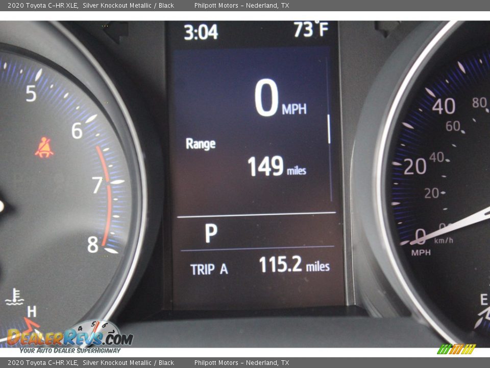 2020 Toyota C-HR XLE Silver Knockout Metallic / Black Photo #14