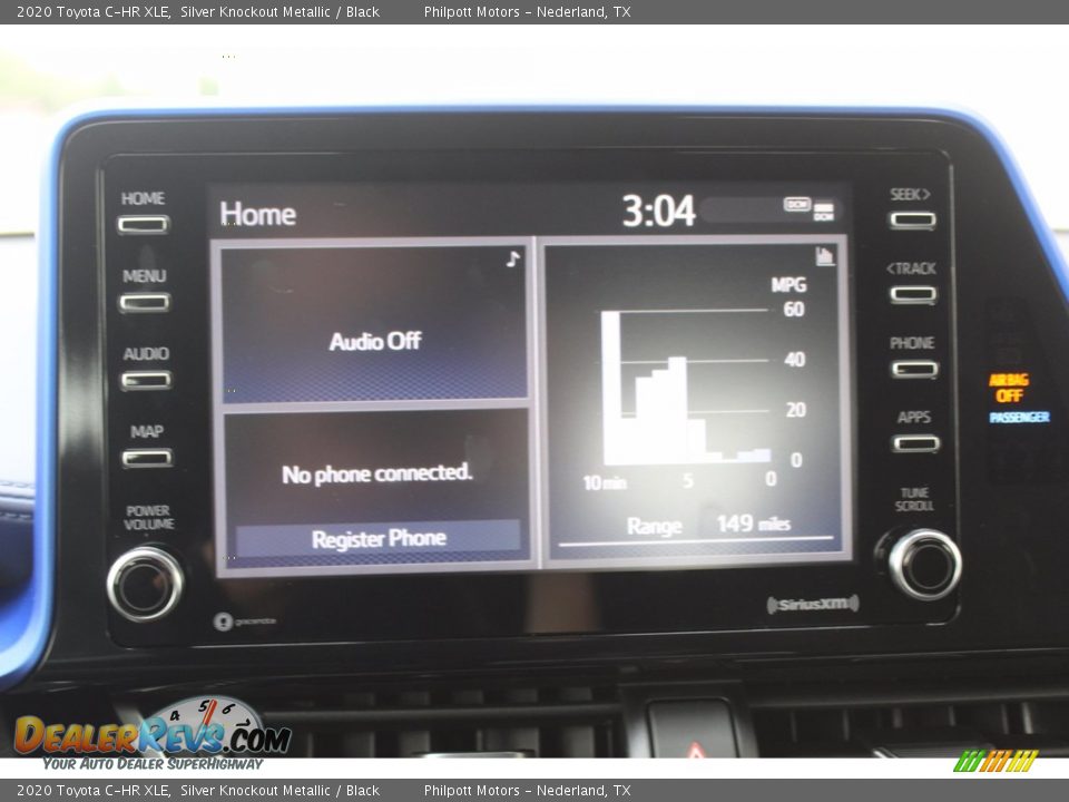 2020 Toyota C-HR XLE Silver Knockout Metallic / Black Photo #15