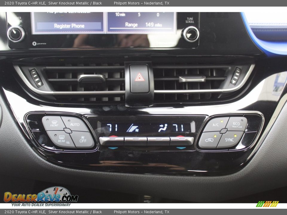 2020 Toyota C-HR XLE Silver Knockout Metallic / Black Photo #16