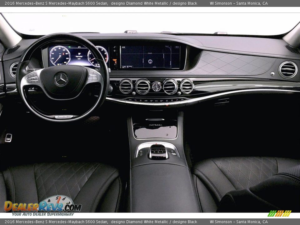 Dashboard of 2016 Mercedes-Benz S Mercedes-Maybach S600 Sedan Photo #15