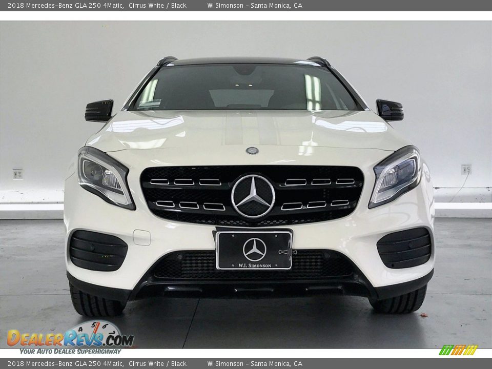 2018 Mercedes-Benz GLA 250 4Matic Cirrus White / Black Photo #2