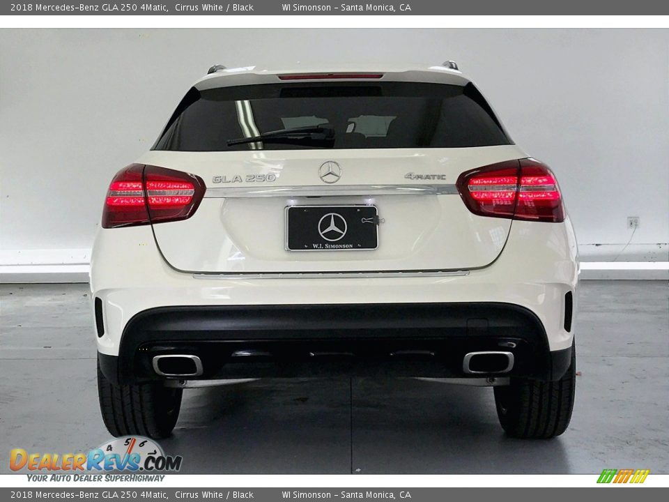 2018 Mercedes-Benz GLA 250 4Matic Cirrus White / Black Photo #3