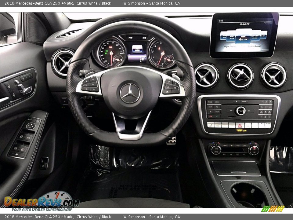 2018 Mercedes-Benz GLA 250 4Matic Cirrus White / Black Photo #4