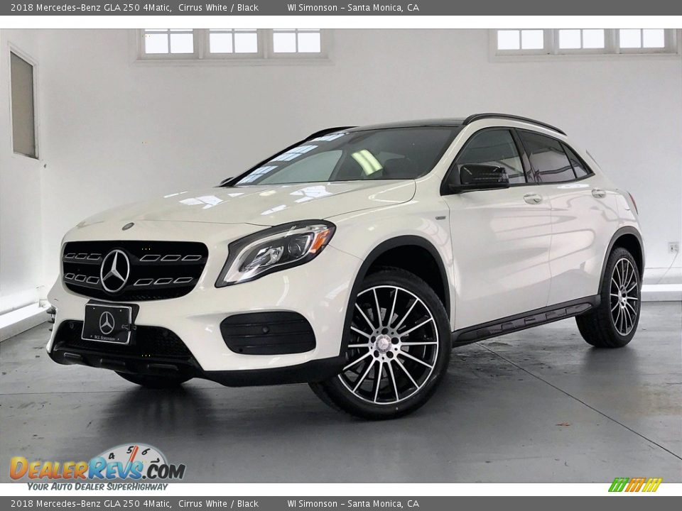 2018 Mercedes-Benz GLA 250 4Matic Cirrus White / Black Photo #12