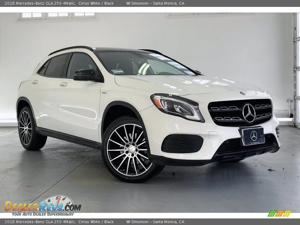 2018 Mercedes-Benz GLA 250 4Matic Cirrus White / Black Photo #34