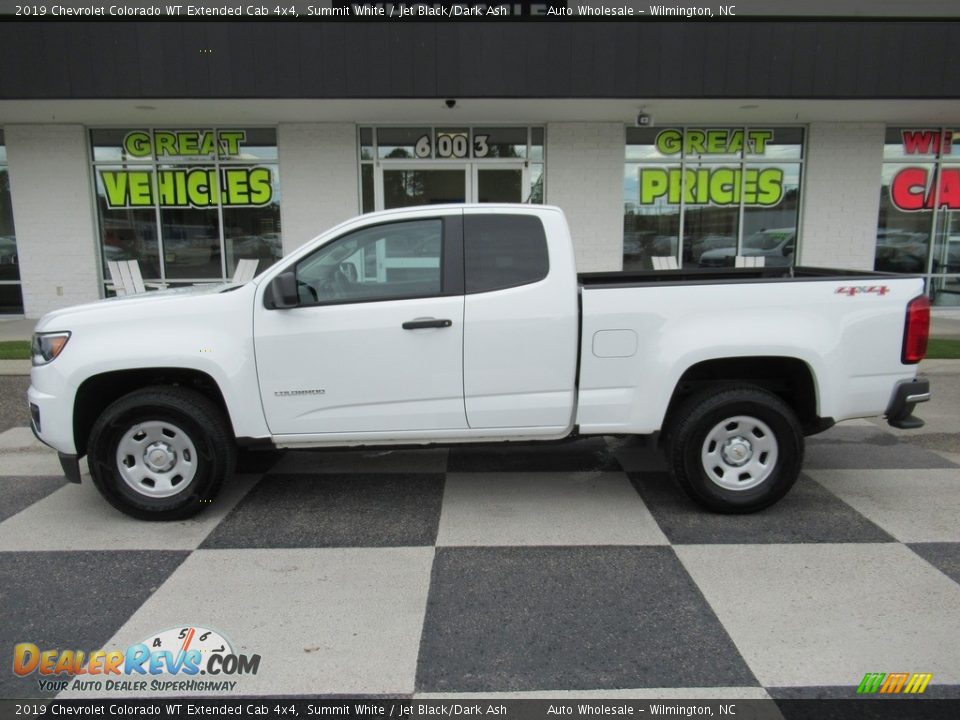 2019 Chevrolet Colorado WT Extended Cab 4x4 Summit White / Jet Black/Dark Ash Photo #1