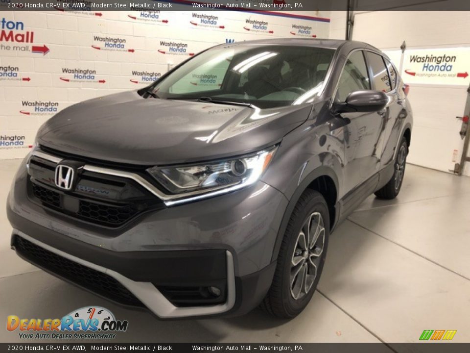 2020 Honda CR-V EX AWD Modern Steel Metallic / Black Photo #1