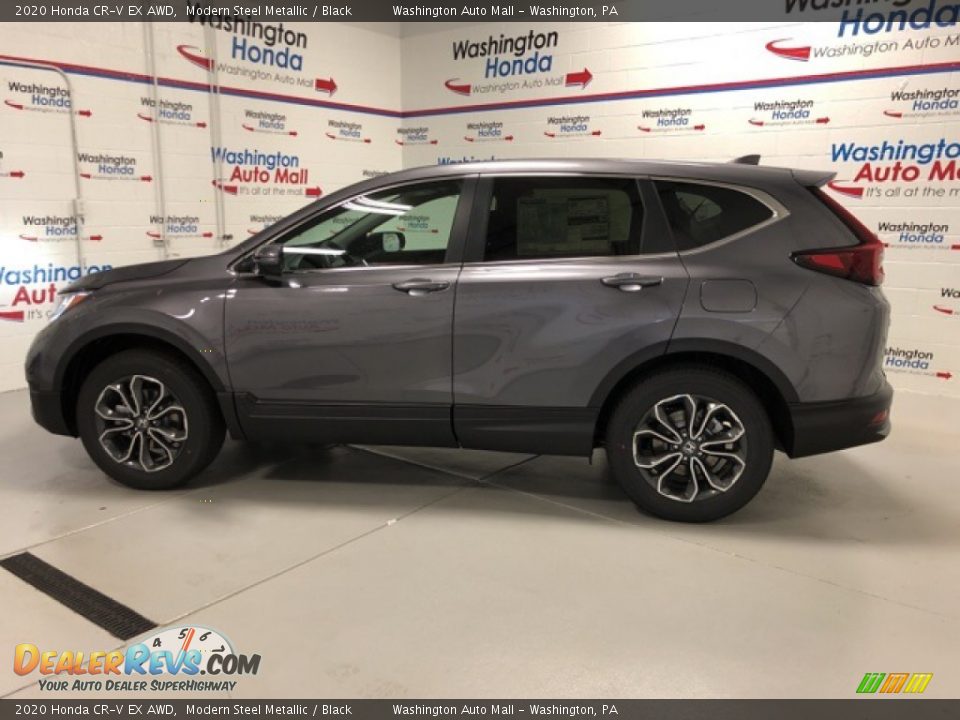 2020 Honda CR-V EX AWD Modern Steel Metallic / Black Photo #2