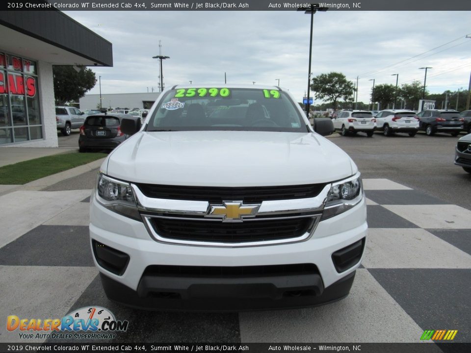 2019 Chevrolet Colorado WT Extended Cab 4x4 Summit White / Jet Black/Dark Ash Photo #2