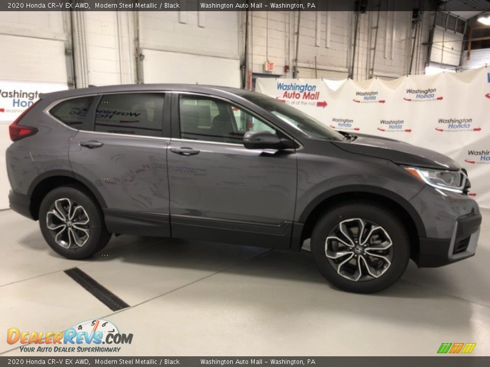 2020 Honda CR-V EX AWD Modern Steel Metallic / Black Photo #4