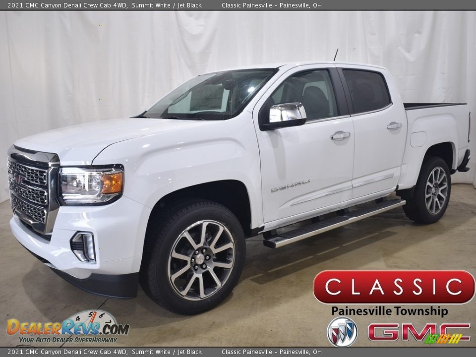 2021 GMC Canyon Denali Crew Cab 4WD Summit White / Jet Black Photo #1