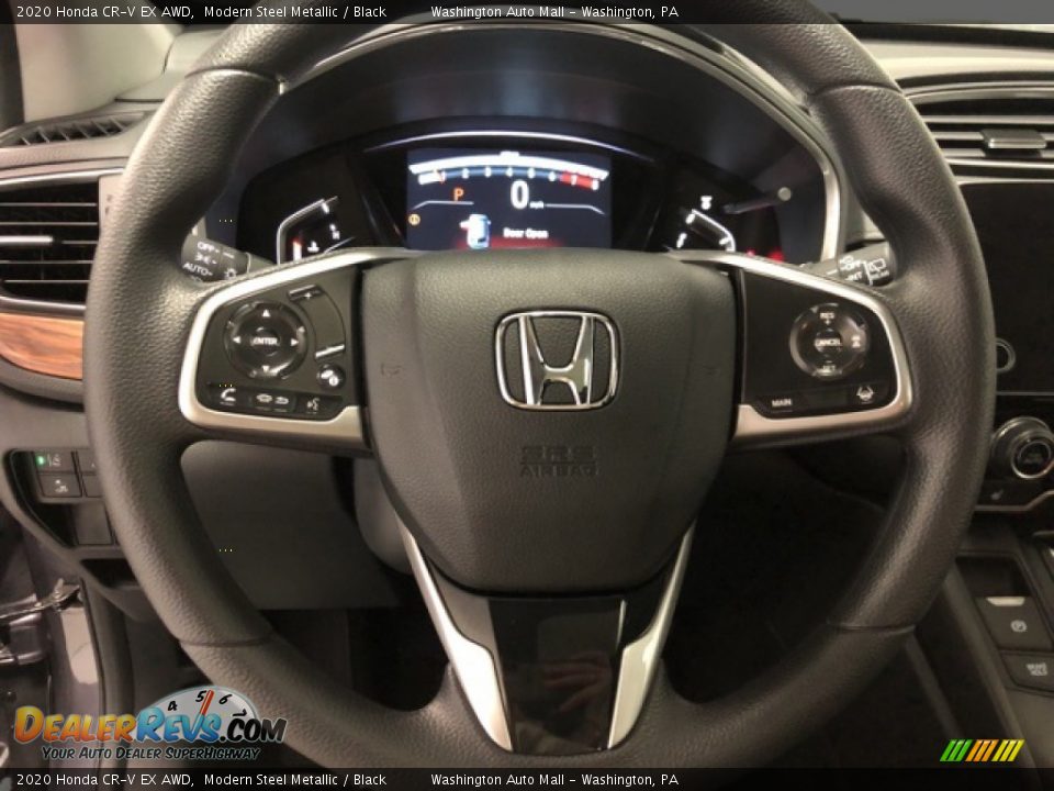2020 Honda CR-V EX AWD Modern Steel Metallic / Black Photo #12