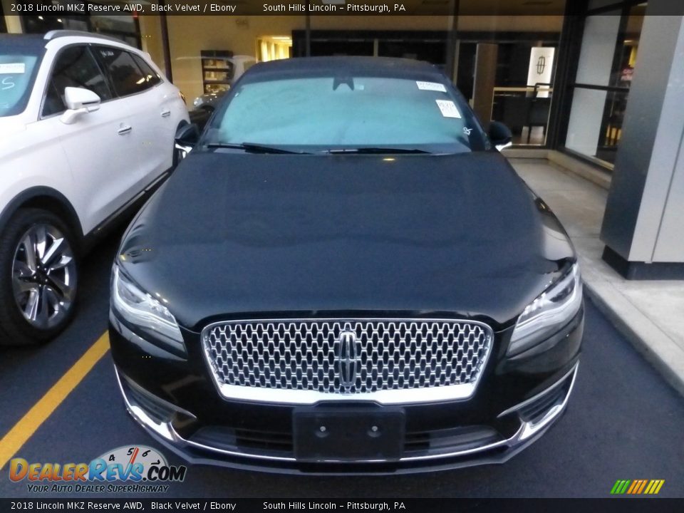 2018 Lincoln MKZ Reserve AWD Black Velvet / Ebony Photo #5