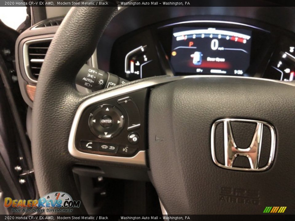 2020 Honda CR-V EX AWD Modern Steel Metallic / Black Photo #13