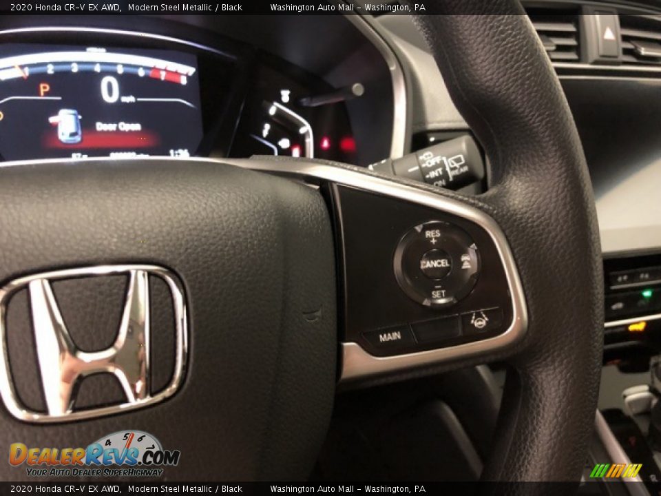 2020 Honda CR-V EX AWD Modern Steel Metallic / Black Photo #14
