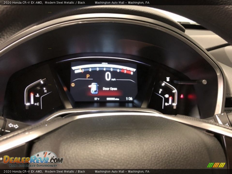 2020 Honda CR-V EX AWD Modern Steel Metallic / Black Photo #15
