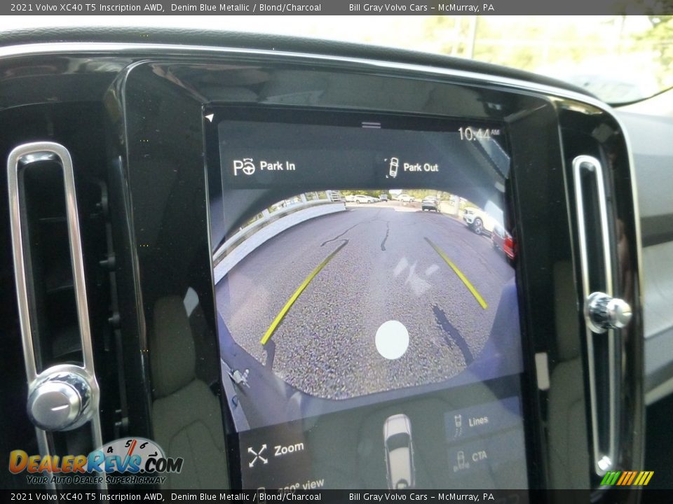 2021 Volvo XC40 T5 Inscription AWD Denim Blue Metallic / Blond/Charcoal Photo #15