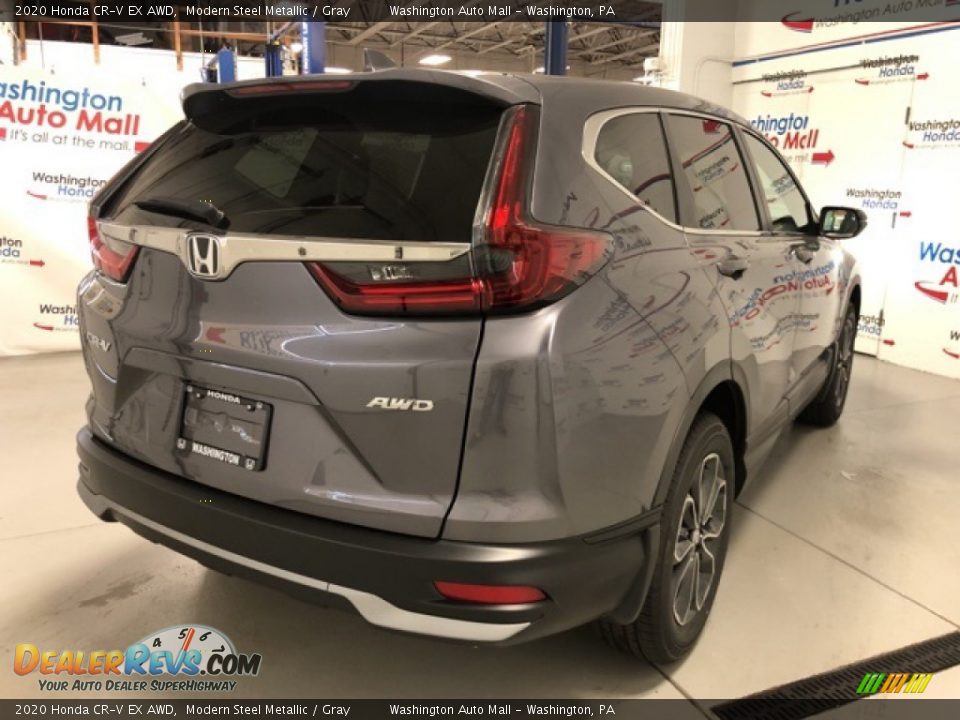 2020 Honda CR-V EX AWD Modern Steel Metallic / Gray Photo #3