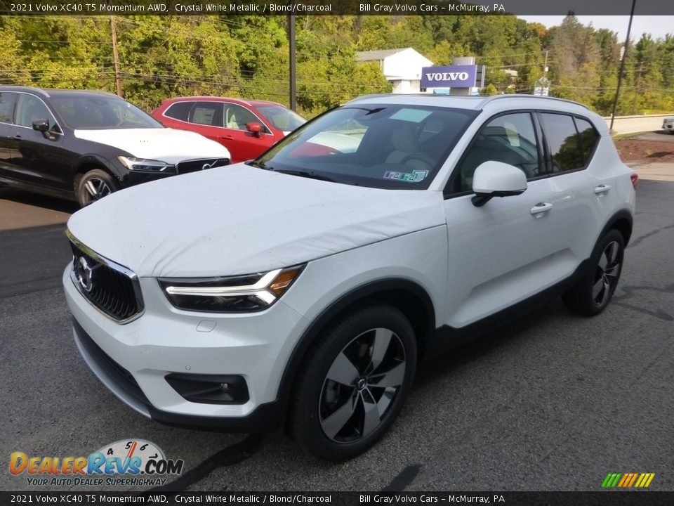 Crystal White Metallic 2021 Volvo XC40 T5 Momentum AWD Photo #5
