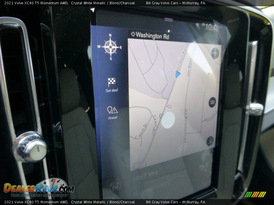 2021 Volvo XC40 T5 Momentum AWD Crystal White Metallic / Blond/Charcoal Photo #13