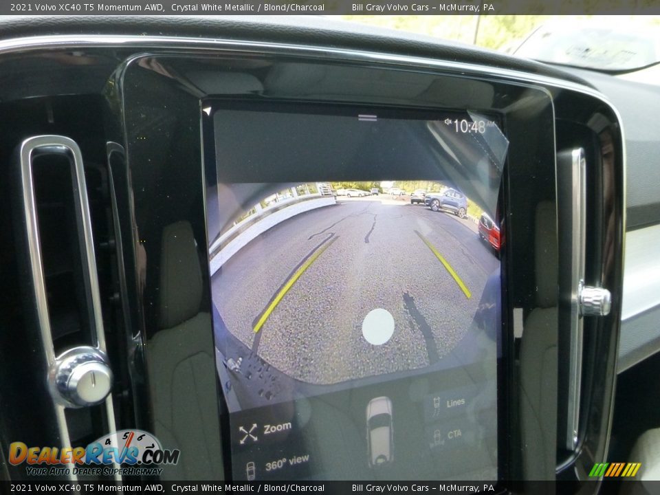 2021 Volvo XC40 T5 Momentum AWD Crystal White Metallic / Blond/Charcoal Photo #15