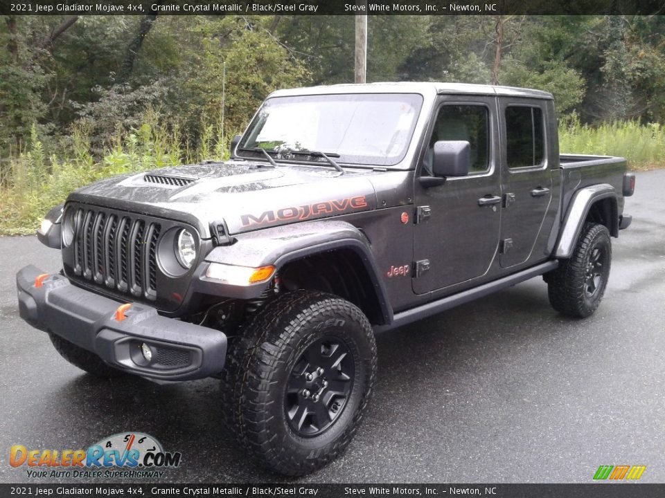 2021 Jeep Gladiator Mojave 4x4 Granite Crystal Metallic / Black/Steel Gray Photo #2