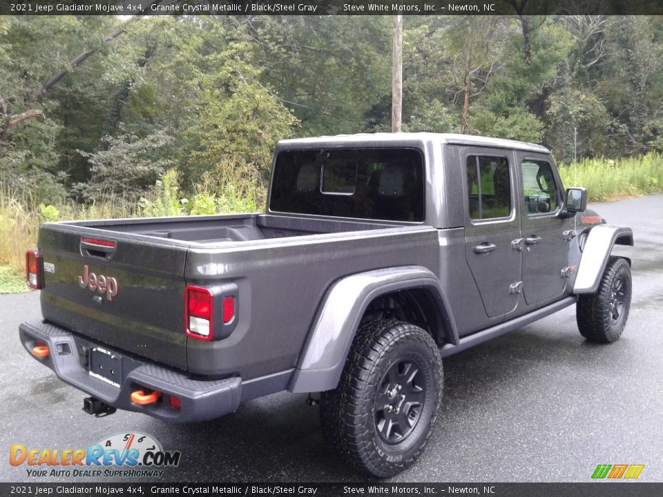 2021 Jeep Gladiator Mojave 4x4 Granite Crystal Metallic / Black/Steel Gray Photo #6