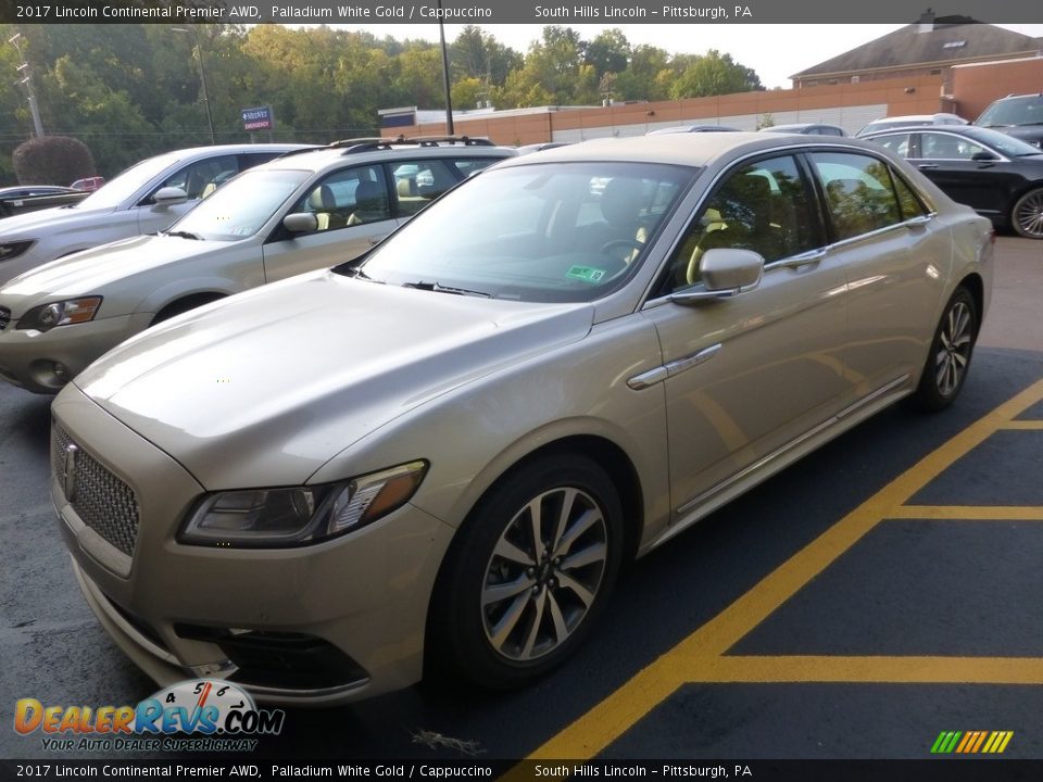 2017 Lincoln Continental Premier AWD Palladium White Gold / Cappuccino Photo #1