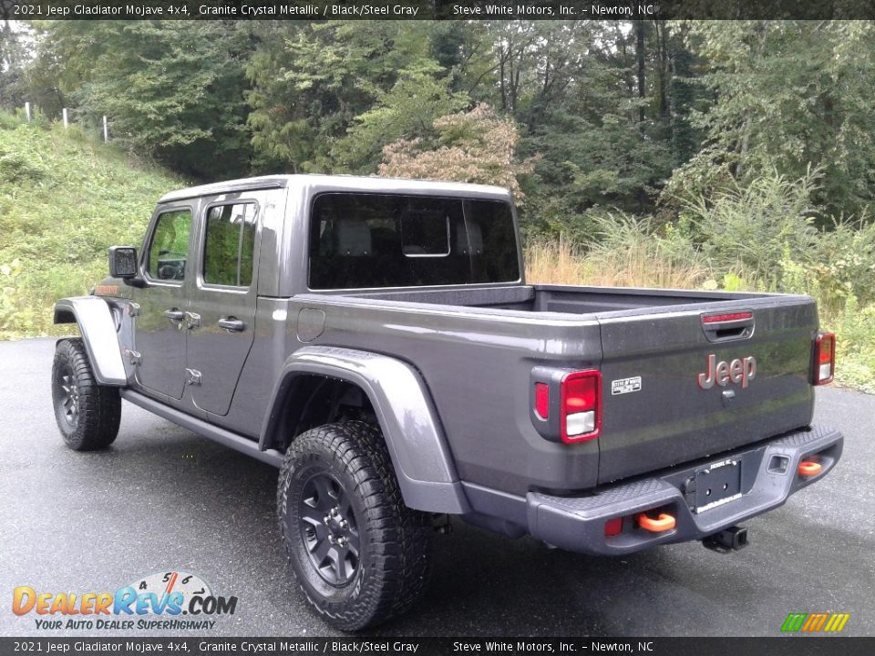2021 Jeep Gladiator Mojave 4x4 Granite Crystal Metallic / Black/Steel Gray Photo #9